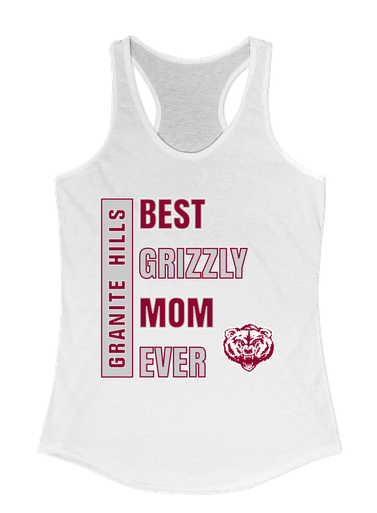 Granite Hills Grizzlies Best Grizzly Mom Women's Tank Top