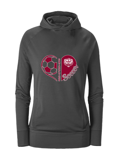 Granite Hills Grizzlies Heart Soccer Women's Hoodie