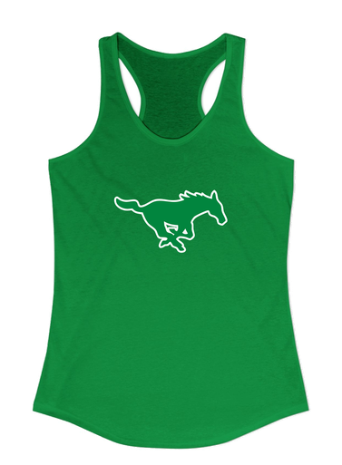 Myers Park Mustangs Mascot #1 Women's Tank Top