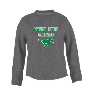 Myers Park Mustangs Mascot #3 Women's Sweatshirt