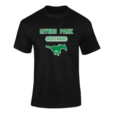Myers Park Mustangs Mascot #3 Men's Premium SS T-Shirt