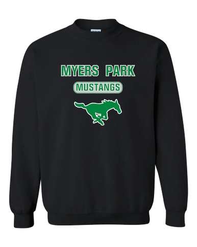 Myers Park Mustangs Mascot #3 Men's Sweatshirt