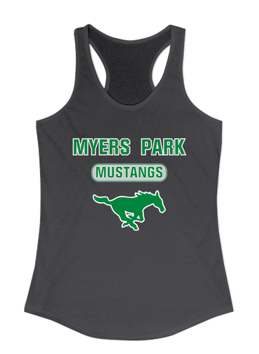 Myers Park Mustangs Mascot #3 Women's Tank Top
