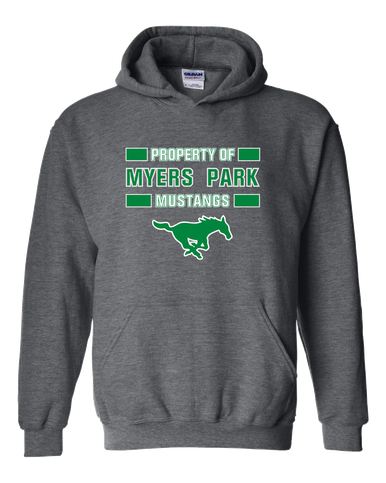 Myers Park Mustangs Property Of Men's Hoodie