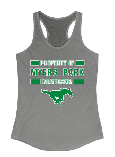 Myers Park Mustangs Property Of Women's Tank Top