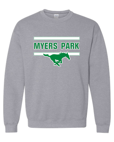 Myers Park Mustangs Mascot #4 Men's Sweatshirt