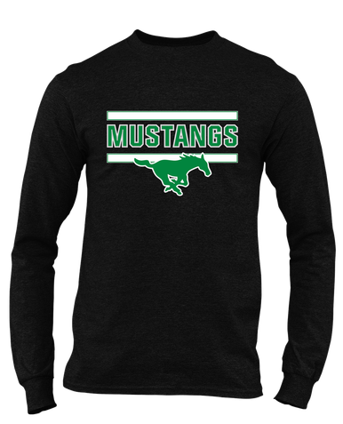 Myers Park Mustangs Mascot #5 Men's Premium LS T-Shirt