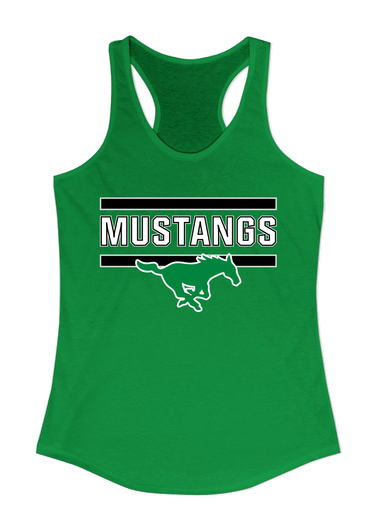 Myers Park Mustangs Mascot #5 Women's Tank Top
