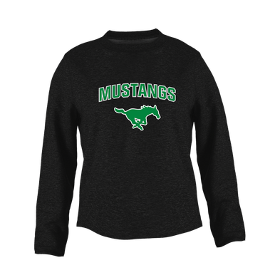 Myers Park Mustangs Mascot #6 Women's Sweatshirt