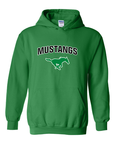 Myers Park Mustangs Mascot #6 Men's Hoodie