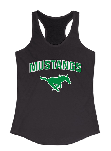 Myers Park Mustangs Mascot #6 Women's Tank Top