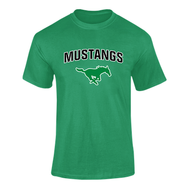 Myers Park Mustangs Mascot #6 Men's SS T-Shirt