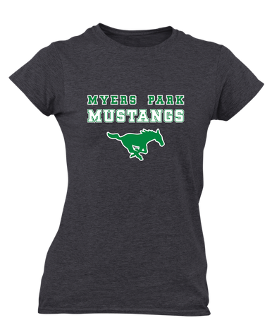 Myers Park Mustangs Spirit Women's Premium SS T-Shirt