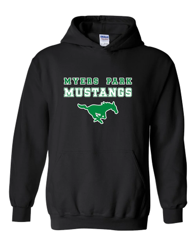 Myers Park Mustangs Spirit Men's Hoodie