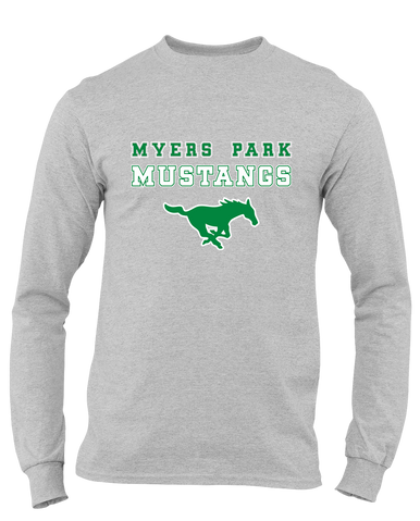 Myers Park Mustangs Spirit Men's Premium LS T-Shirt