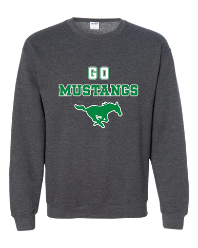 Myers Park Mustangs Go Team Men's Sweatshirt