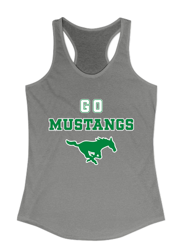Myers Park Mustangs Go Team Women's Tank Top