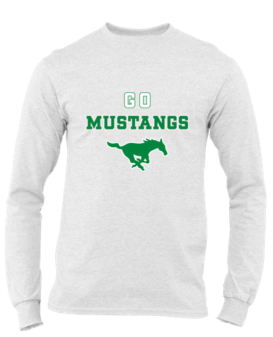 Myers Park Mustangs Go Team Men's Premium LS T-Shirt