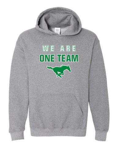 Myers Park Mustangs We Are One Team Men's Hoodie