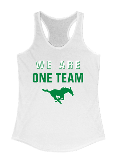 Myers Park Mustangs We Are One Team Women's Tank Top