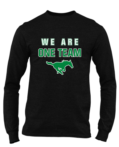 Myers Park Mustangs We Are One Team Men's Premium LS T-Shirt