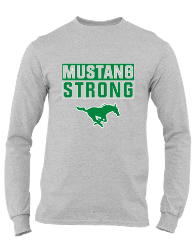Myers Park Mustangs Strong #1 Men's Premium LS T-Shirt