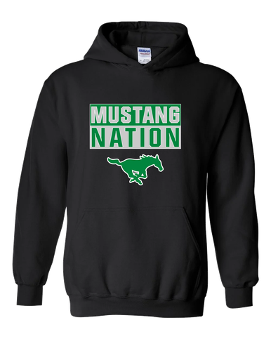 Myers Park Mustangs Nation #1 Men's Hoodie