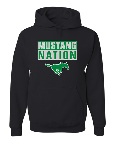 Myers Park Mustangs Nation #1 Men's Premium Hoodie