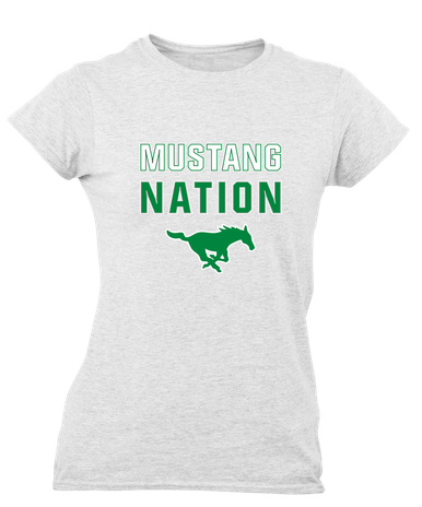 Myers Park Mustangs Nation #2 Women's SS T-Shirt