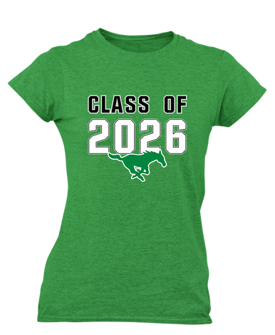 Myers Park Mustangs Class of 2026 Women's SS T-Shirt