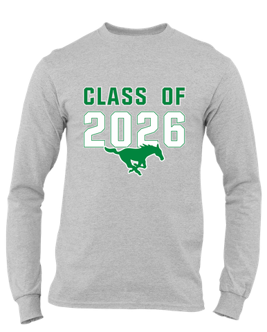 Myers Park Mustangs Class of 2026 Men's Premium LS T-Shirt