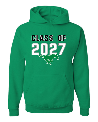 Myers Park Mustangs Class of 2027 Men's Premium Hoodie