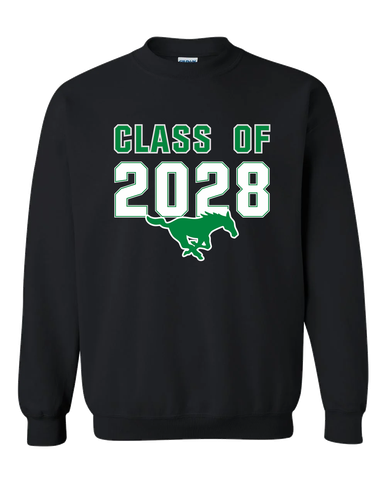 Myers Park Mustangs Class of 2028 Men's Sweatshirt