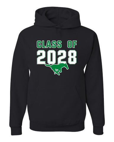 Myers Park Mustangs Class of 2028 Men's Premium Hoodie