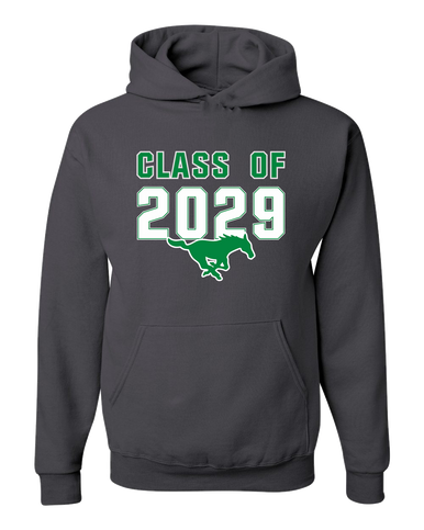 Myers Park Mustangs Class of 2029 Men's Premium Hoodie