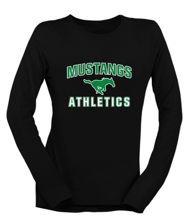 Myers Park Mustangs Athletics Women's Premium LS T-Shirt