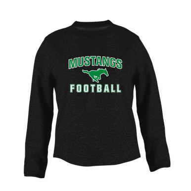 Myers Park Mustangs Football #1 Women's Sweatshirt