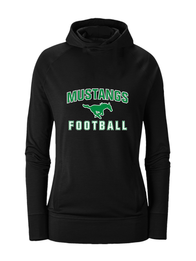Myers Park Mustangs Football #1 Women's Hoodie