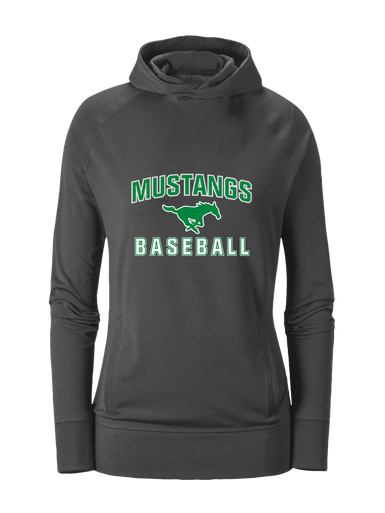 Myers Park Mustangs Baseball #1 Women's Hoodie