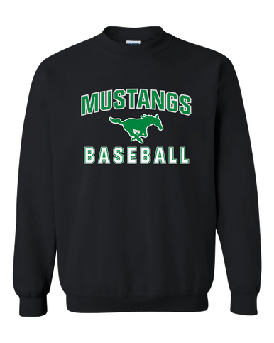 Myers Park Mustangs Baseball #1 Men's Sweatshirt