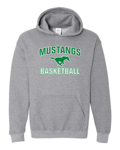 Myers Park Mustangs Basketball #1 Men's Hoodie