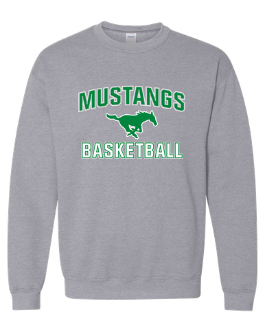Myers Park Mustangs Basketball #1 Men's Sweatshirt