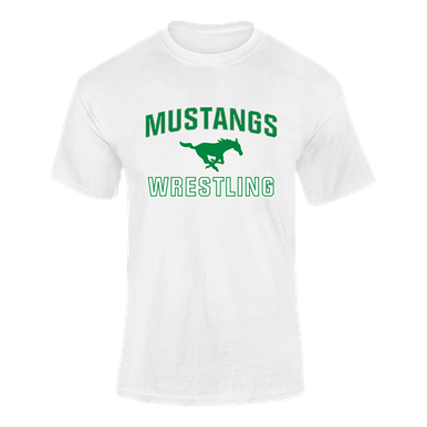 Myers Park Mustangs Wrestling Men's SS T-Shirt