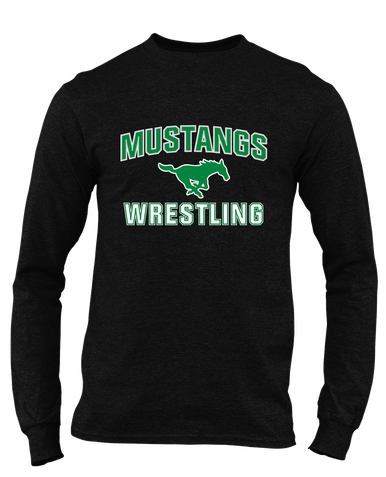 Myers Park Mustangs Wrestling Men's Premium LS T-Shirt