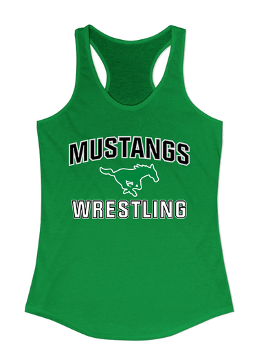 Myers Park Mustangs Wrestling Women's Tank Top