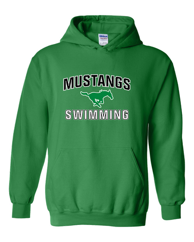 Myers Park Mustangs Swimming Men's Hoodie