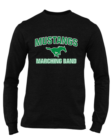 Myers Park Mustangs Marching Band Men's LS T-Shirt