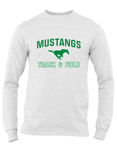 Myers Park Mustangs Track & Field Men's Premium LS T-Shirt
