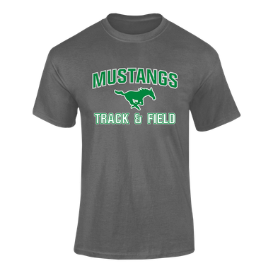 Myers Park Mustangs Track & Field Men's SS T-Shirt