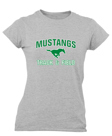 Myers Park Mustangs Track & Field Women's Premium SS T-Shirt